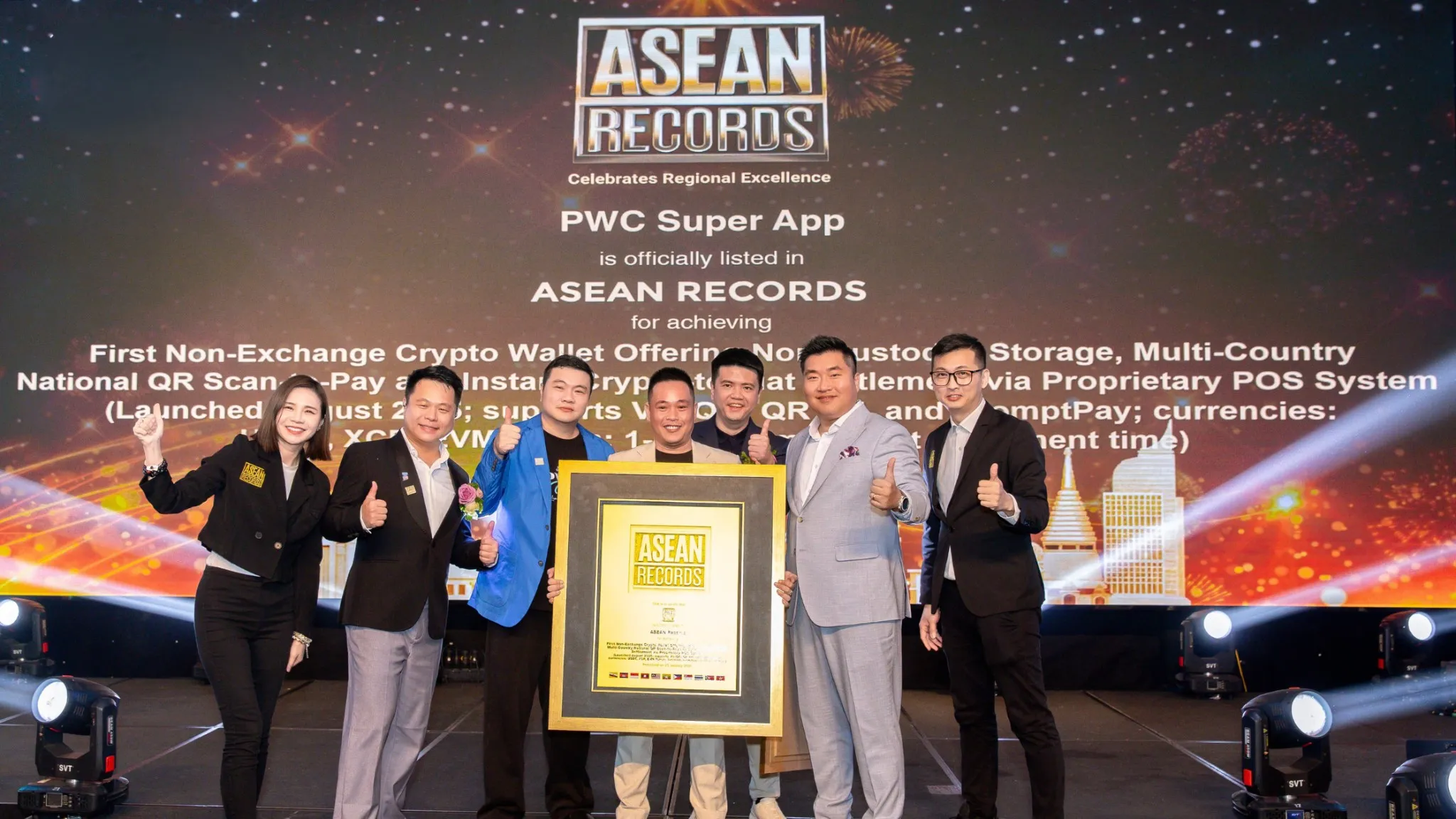 original 16 PWC는 공식적으로 ASEAN Records와 Asia Records로부터 인정받은